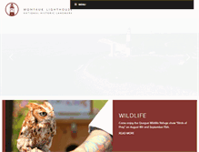 Tablet Screenshot of montauklighthouse.com